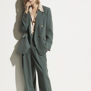 Vince Double Breasted Blazer in Horizon
